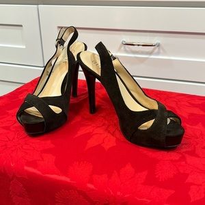 Guess Brown Platform Heels